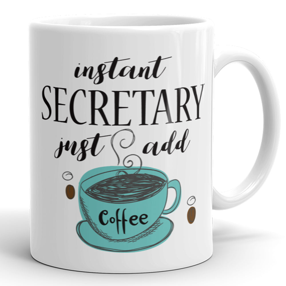 Sofortiger Sekretär, fügen Sie einfach Kaffee hinzu