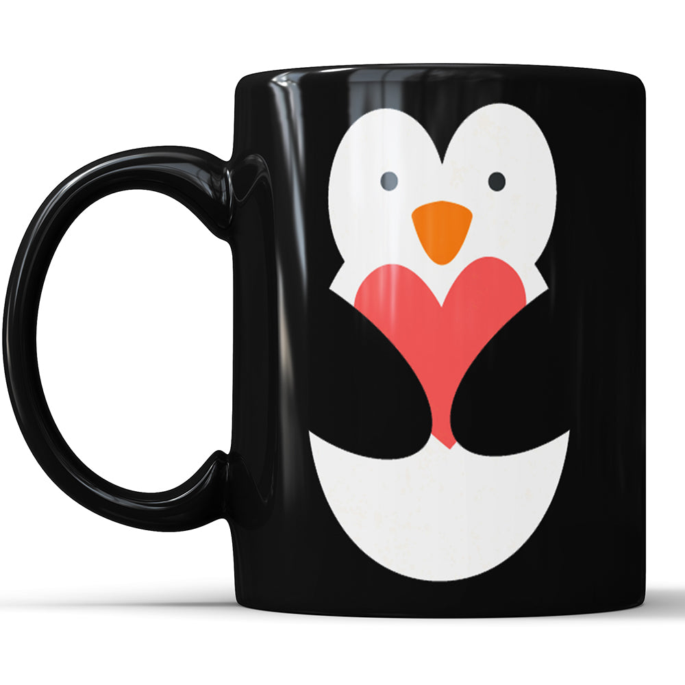 Cute Penguin Mug With Heart