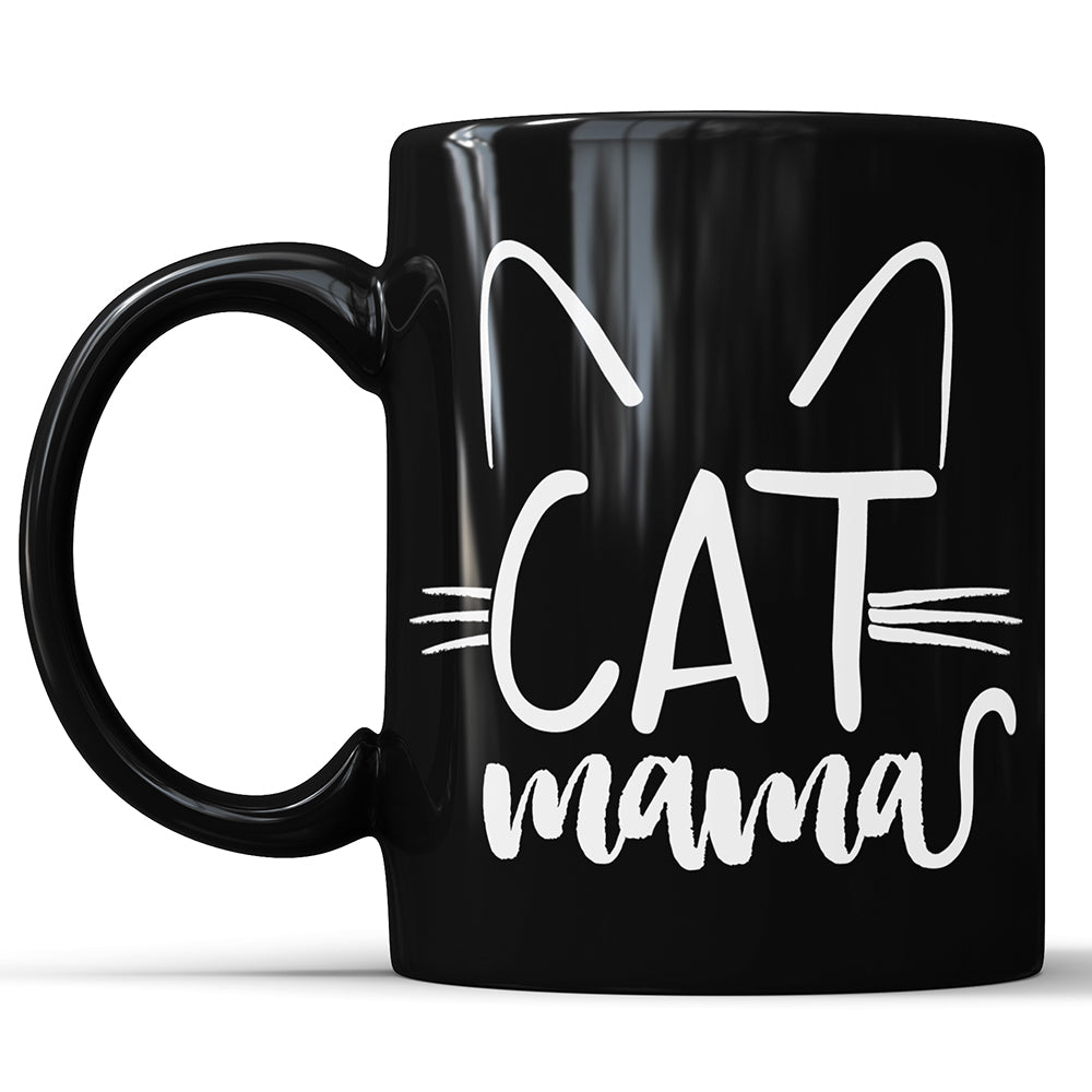 Taza de café mamá gato