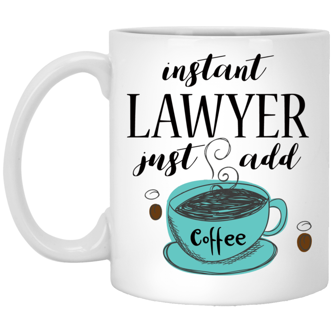 Instant Lawyer 11 oz. Weiße Tasse