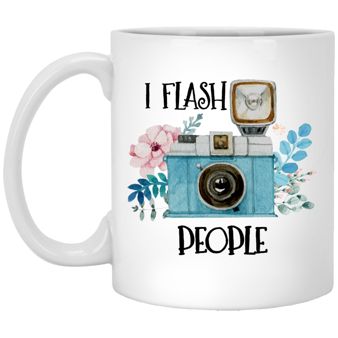 I Flash People 11 oz. Weiße Tasse
