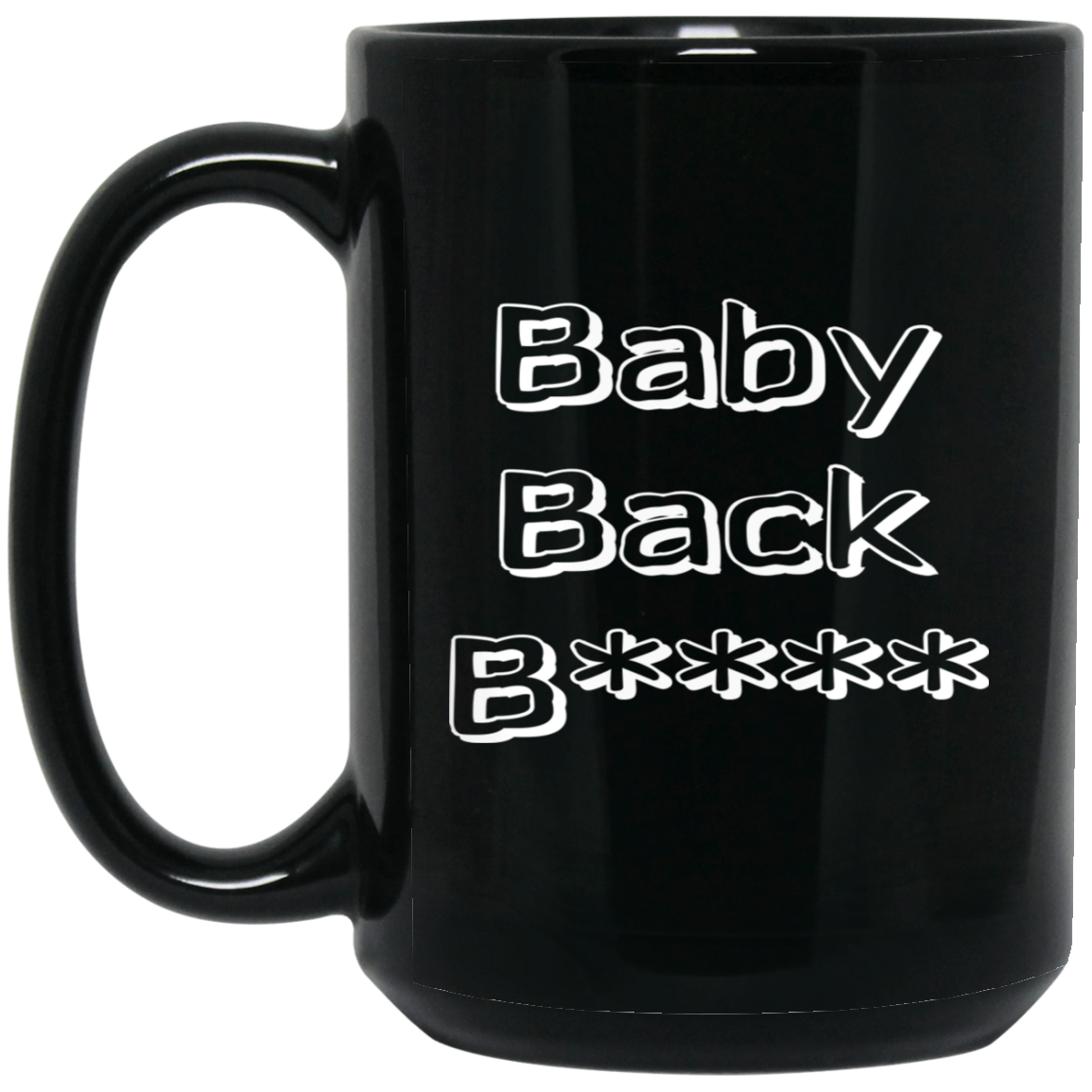 Alaysia Reed 15 oz. Black Mug