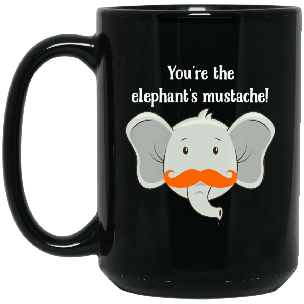 Heather Blanton 15 oz. Schwarzer Becher