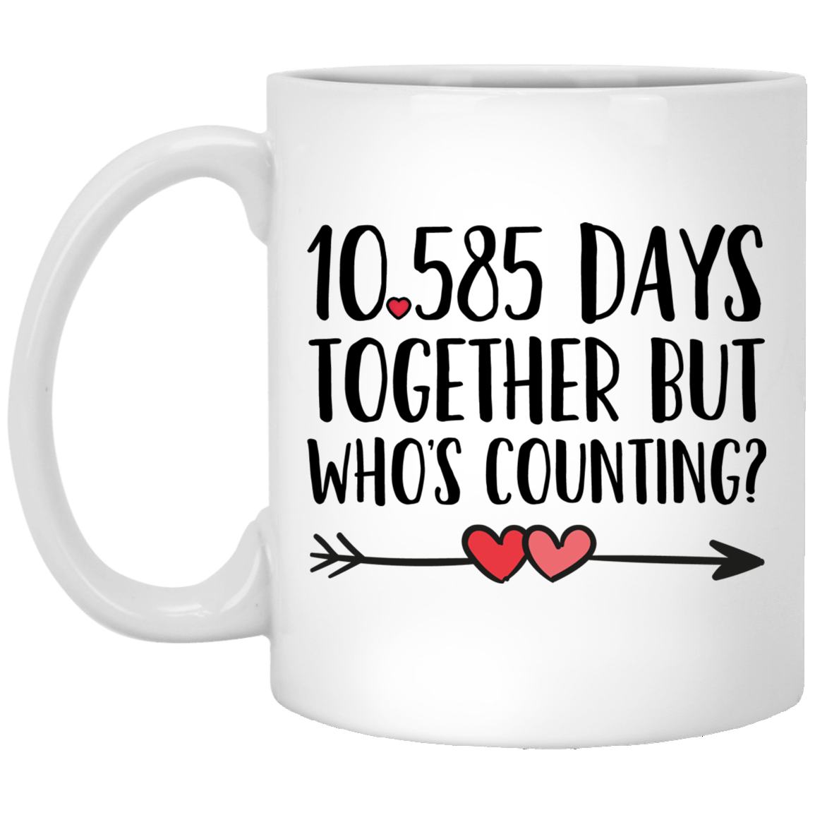 29th Anniversary 11 oz. White Mug