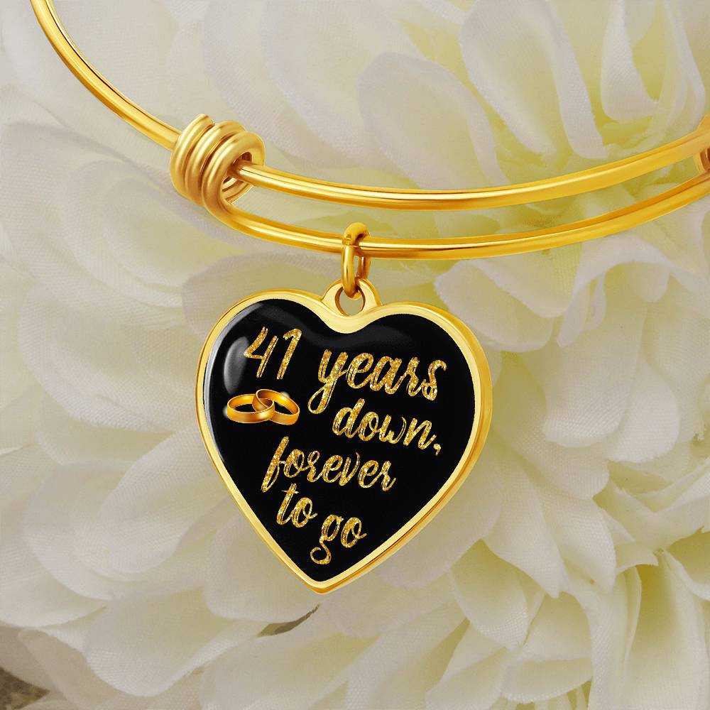 41st Anniversary Bracelet Gold