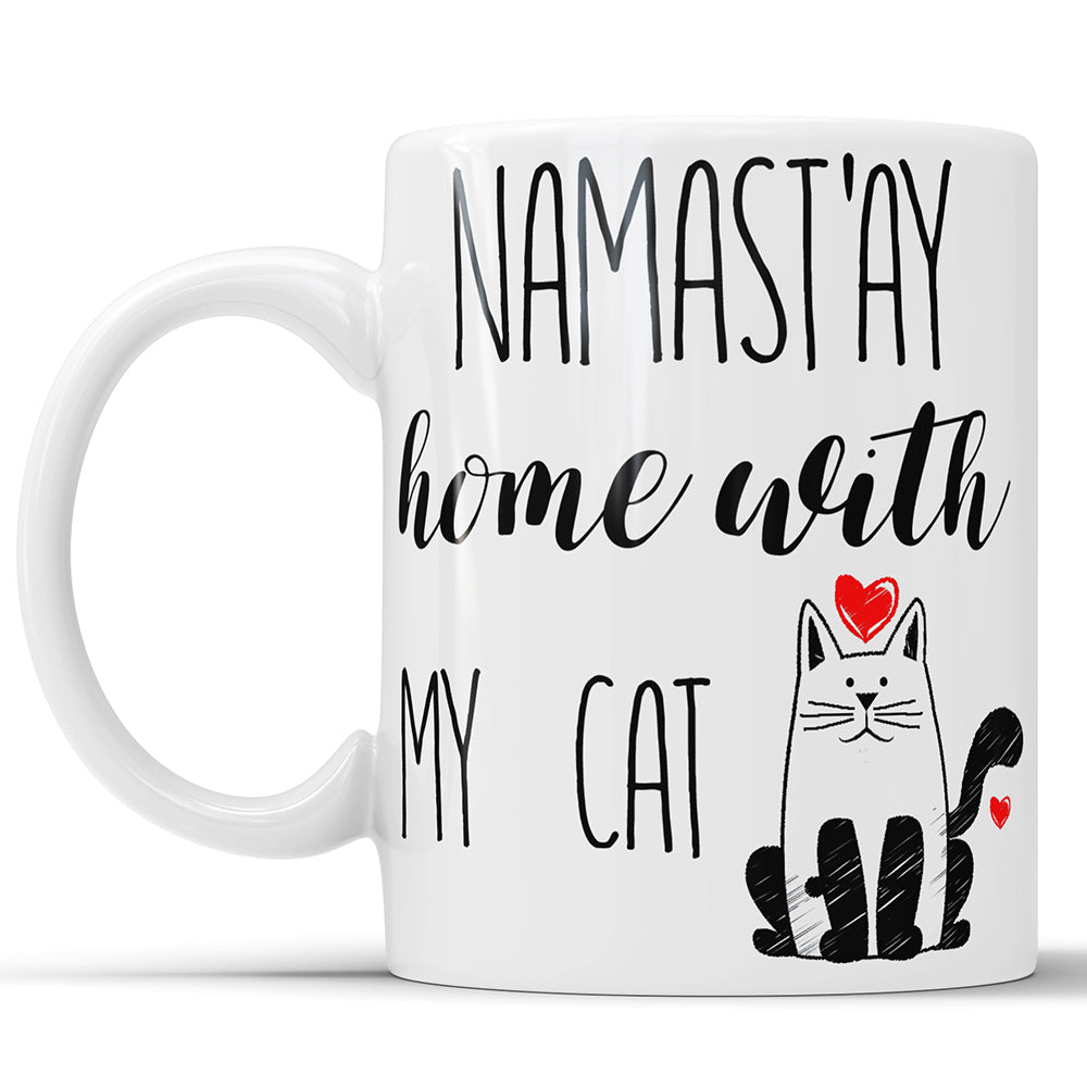 Namast'ay Zuhause mit meiner Katze