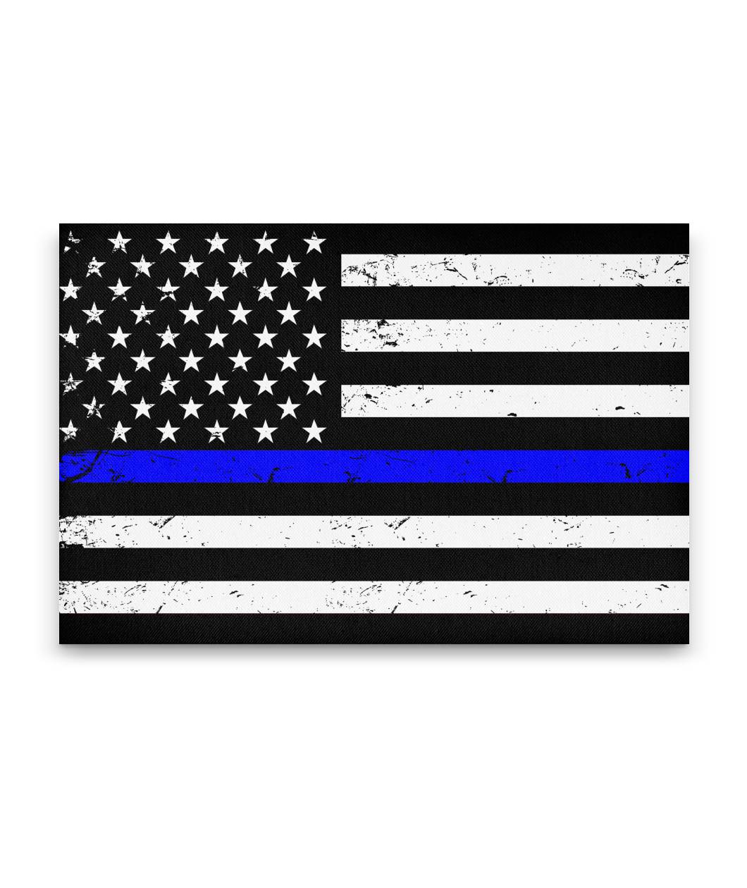 Blue Lives Matter Canvas