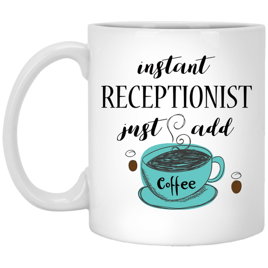 Instant Receptionist 11 oz. White Mug