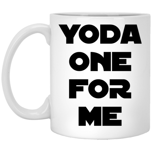 Yoda One For Me 11 oz. White Mug