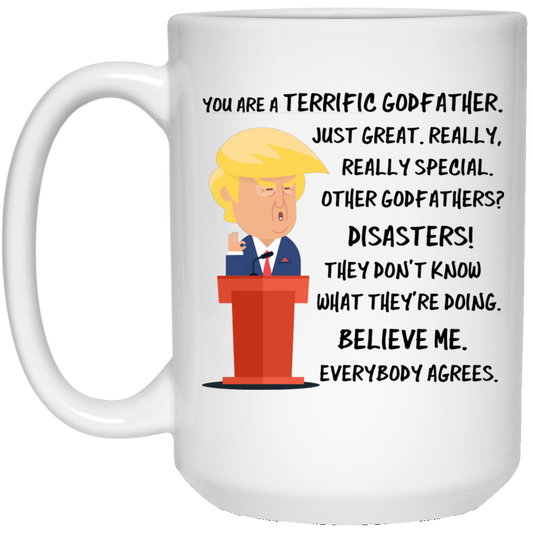 Trump-Becher Pate 15 oz. Weiße Tasse