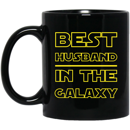 El mejor marido de la galaxia 11 oz. Taza negra