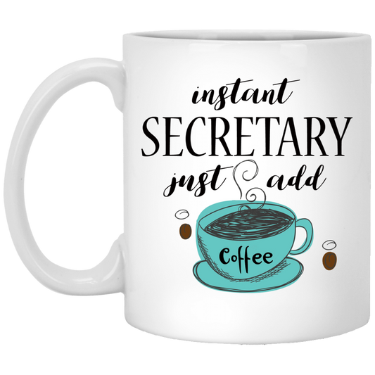 Instant Secretary 11 oz. Weiße Tasse