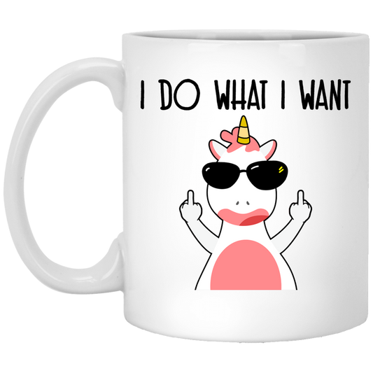 Hago lo que quiero 11 oz. Taza blanca