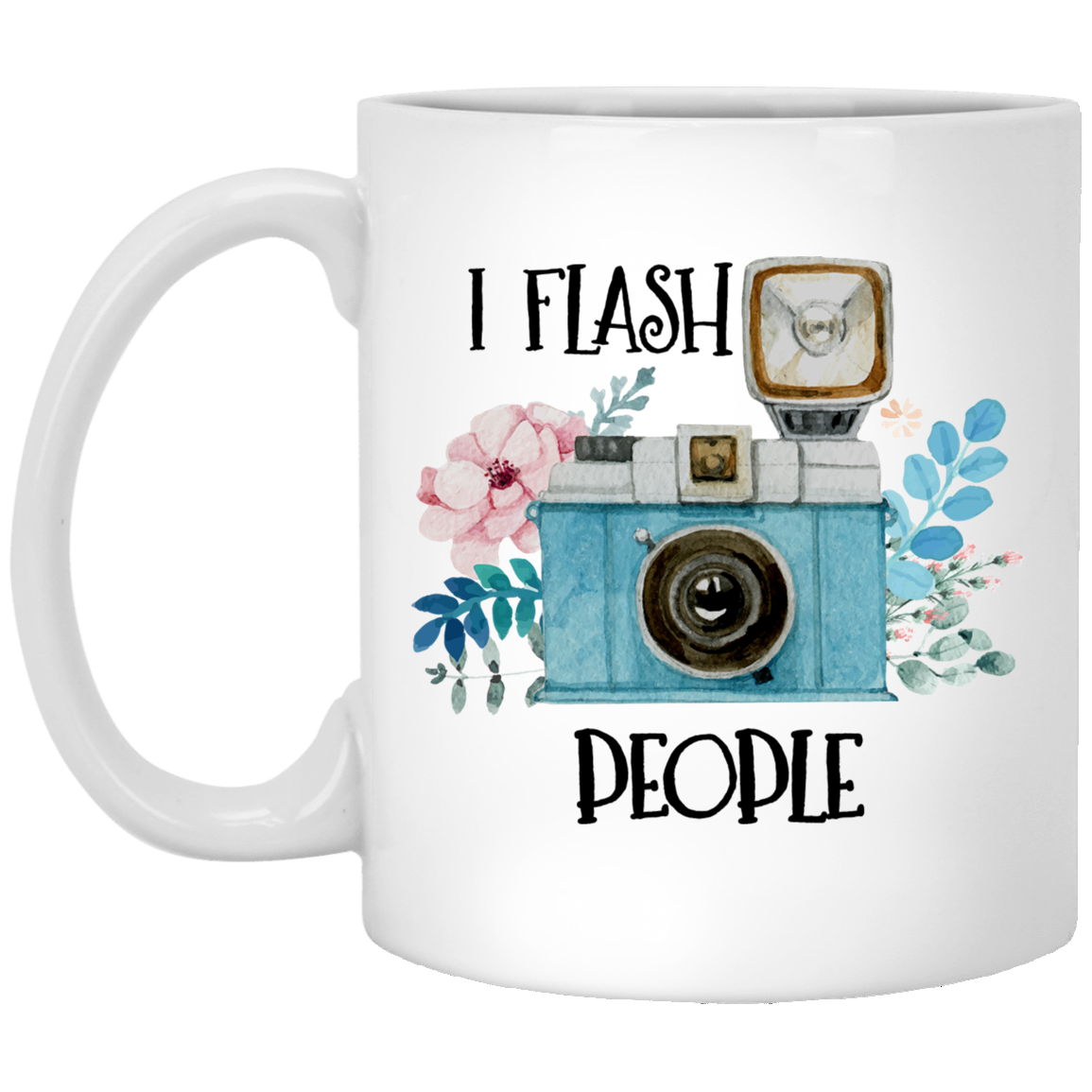 I Flash People 11 oz. White Mug
