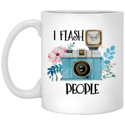 I Flash People 11 oz. Weiße Tasse