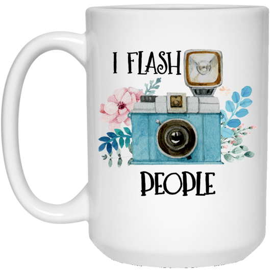 I Flash People 15 oz. Weiße Tasse