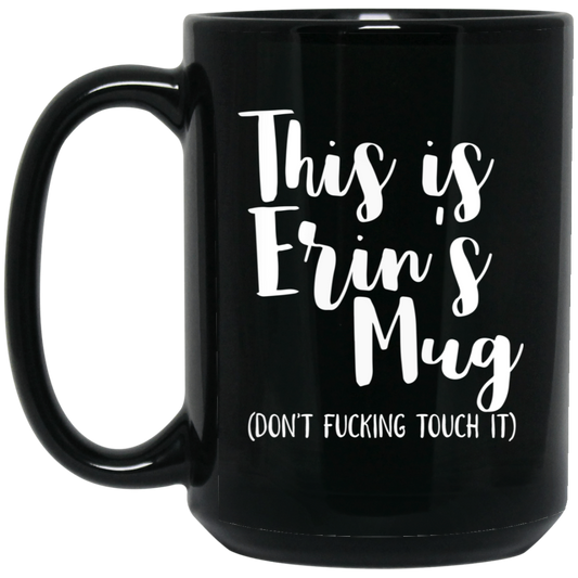 Erin Adkinson 15oz. Taza negra