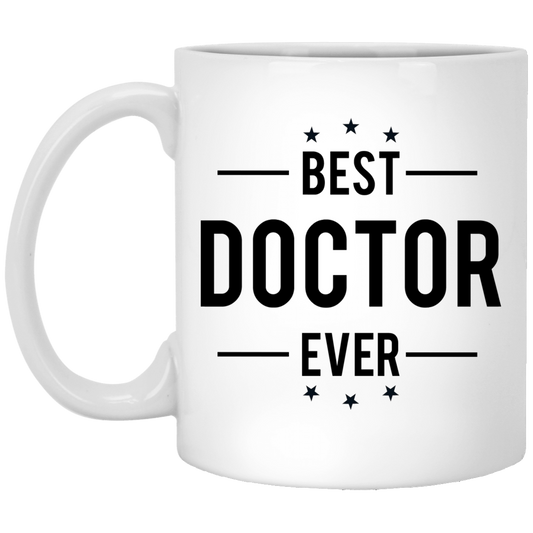 El mejor médico de todos los tiempos 11 oz. Taza blanca