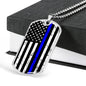 Blue Lives Dog Tag