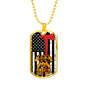 Firefighter Dog Tag - First in, Last out