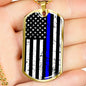 Blue Lives Dog Tag