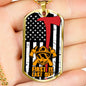 Firefighter Dog Tag - First in, Last out