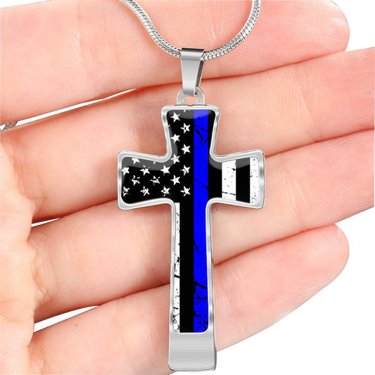 Blue Lives Cross